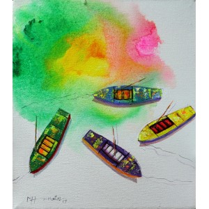 Hussain Chandio, 12 x 14 Inch, Acrylic on Canvas, Figurative Painting-AC-HC-060